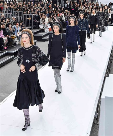 when is the next chanel fashion show|Chanel fashion show models.